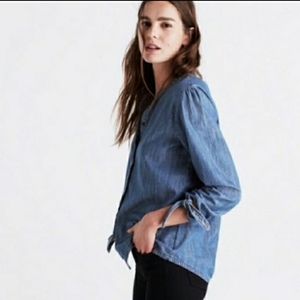 Madewell Denim Buttondown Blouse